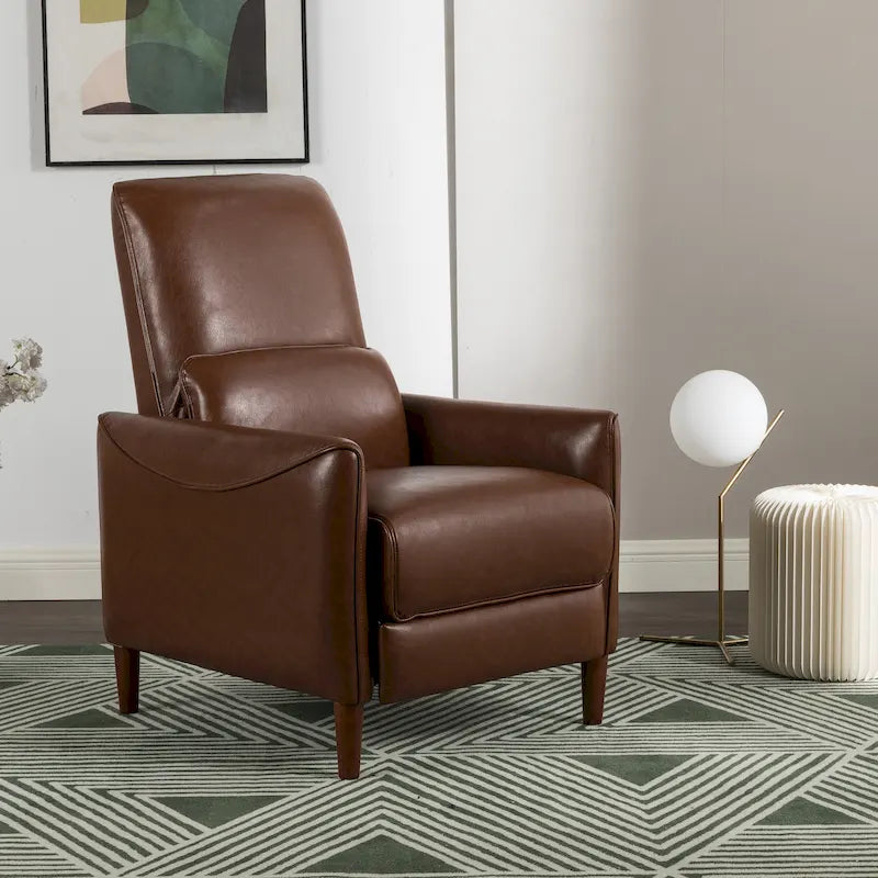 Fauteuil inclinable à pousser et rembourré