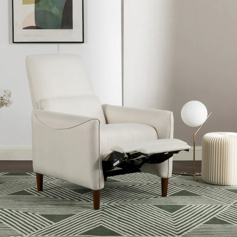 Fauteuil inclinable à pousser et rembourré