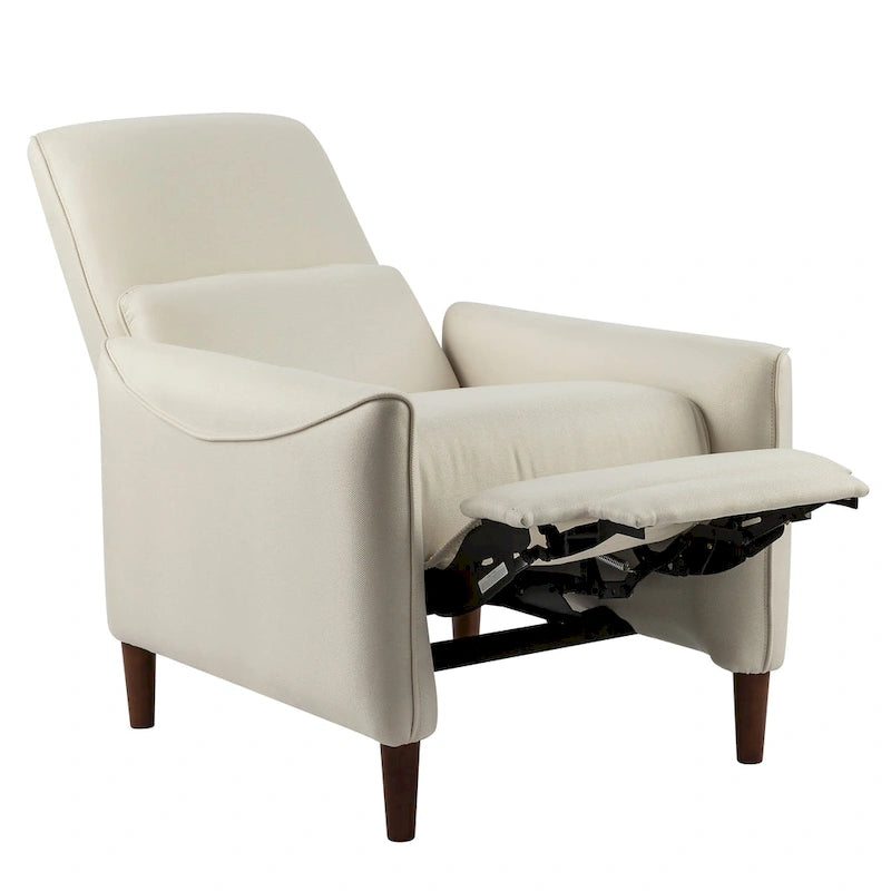 Fauteuil inclinable à pousser et rembourré