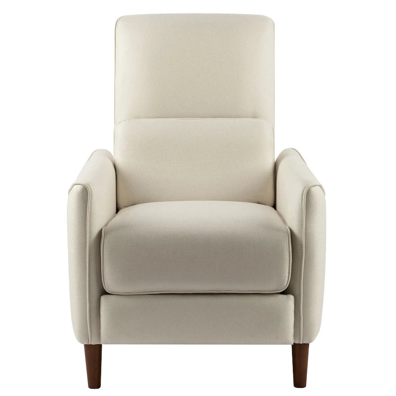 Fauteuil inclinable à pousser et rembourré