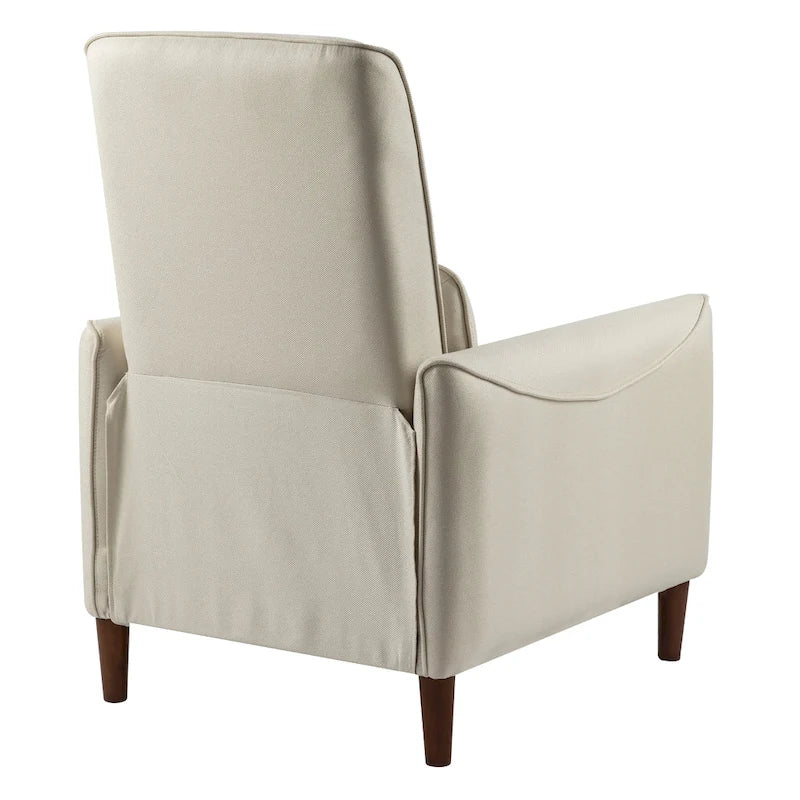 Fauteuil inclinable à pousser et rembourré