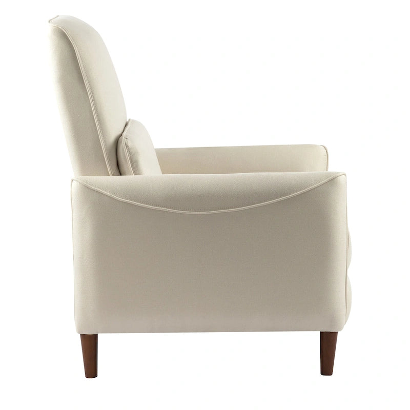Fauteuil inclinable à pousser et rembourré