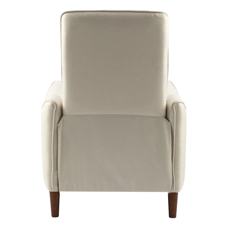Fauteuil inclinable à pousser et rembourré