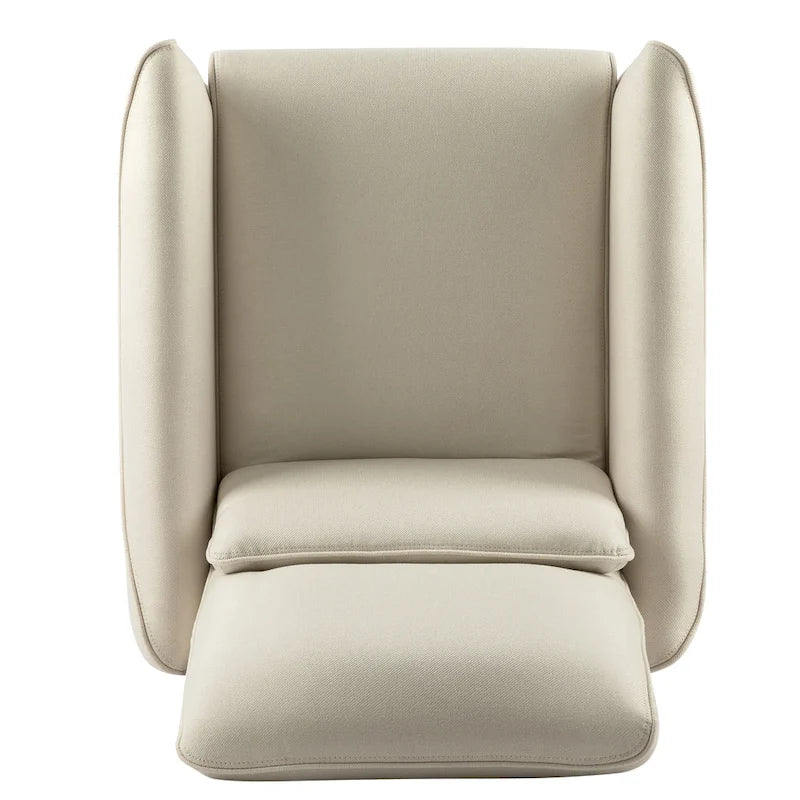 Fauteuil inclinable à pousser et rembourré