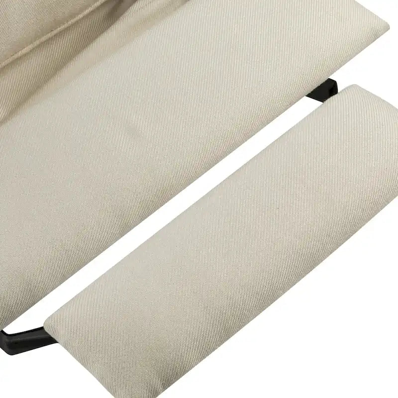 Fauteuil inclinable à pousser et rembourré