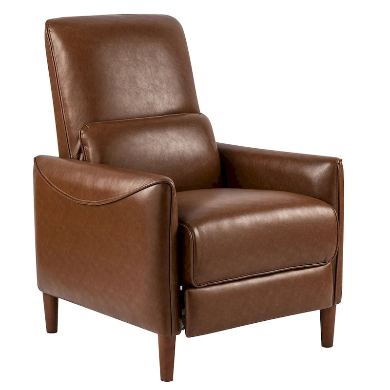Fauteuil inclinable à pousser et rembourré