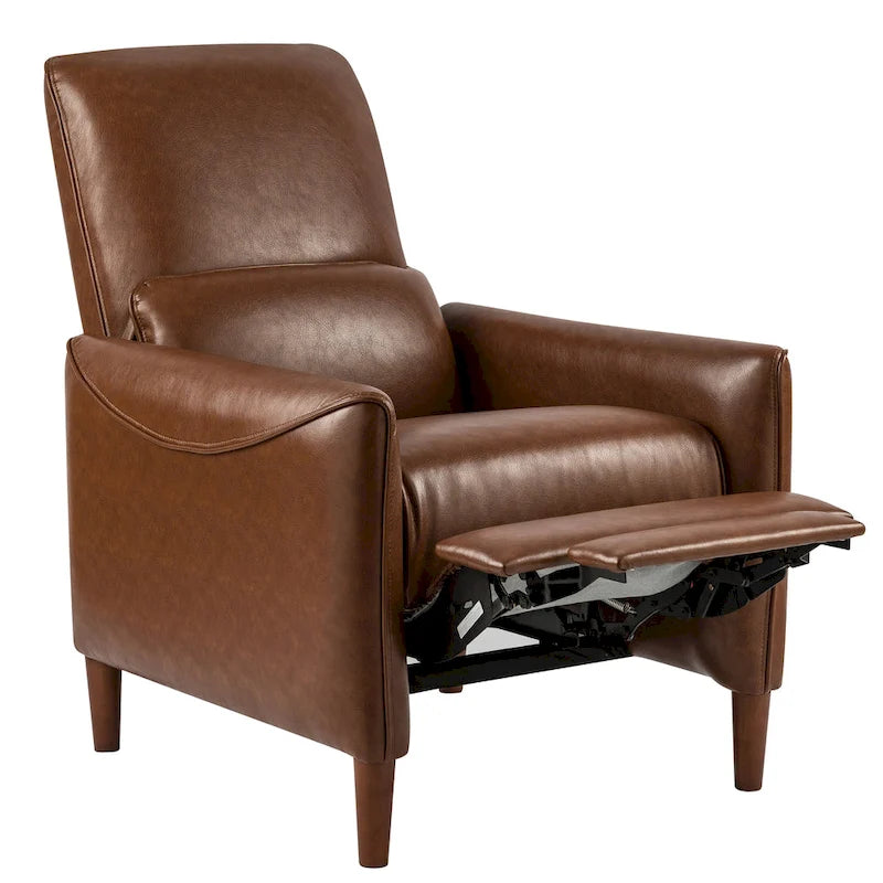 Fauteuil inclinable à pousser et rembourré