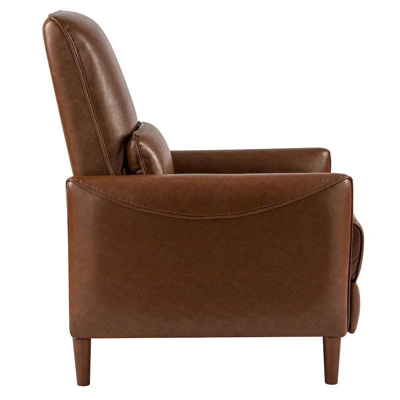 Fauteuil inclinable à pousser et rembourré