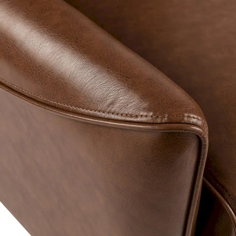Fauteuil inclinable à pousser et rembourré