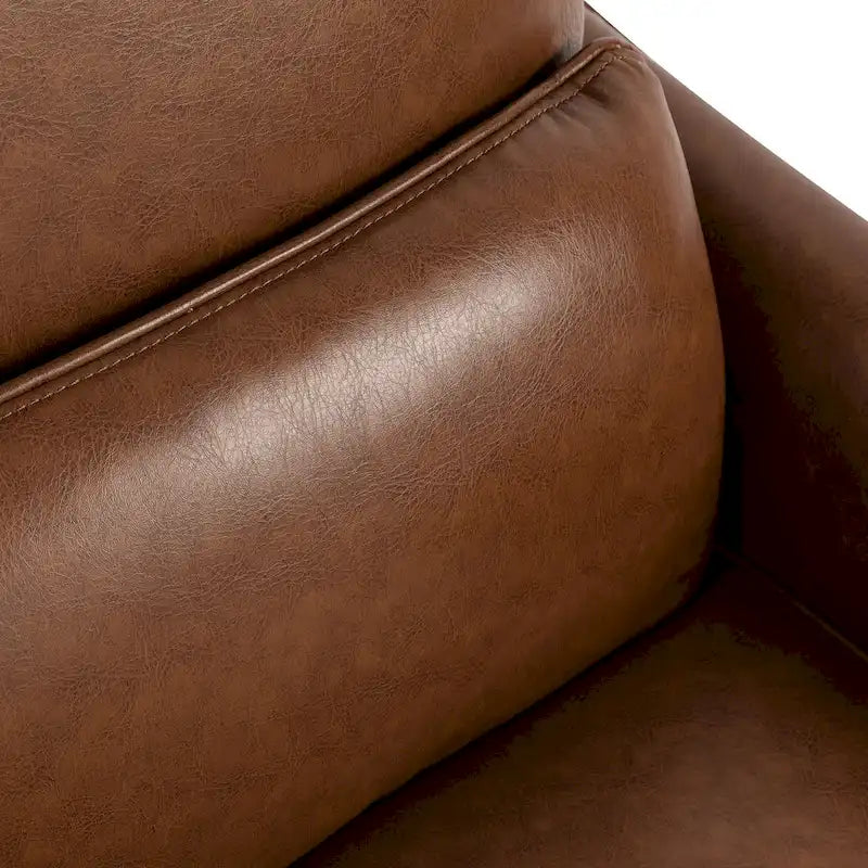 Fauteuil inclinable à pousser et rembourré
