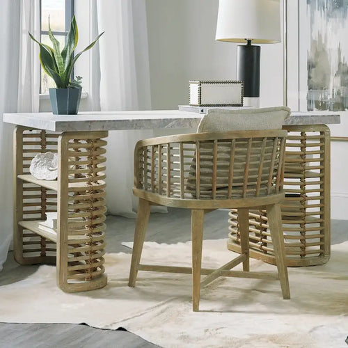 Hooker Furniture Surfrider 60 Wide Modern Beach Coastal Writing Desk