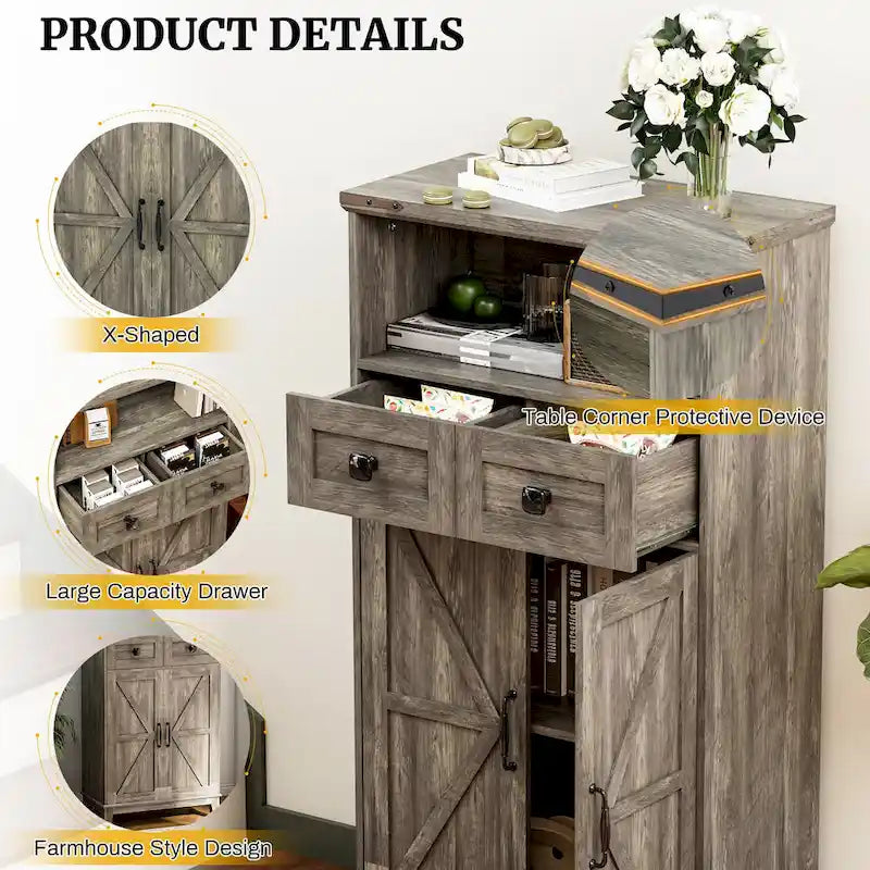 Armoire de rangement autonome