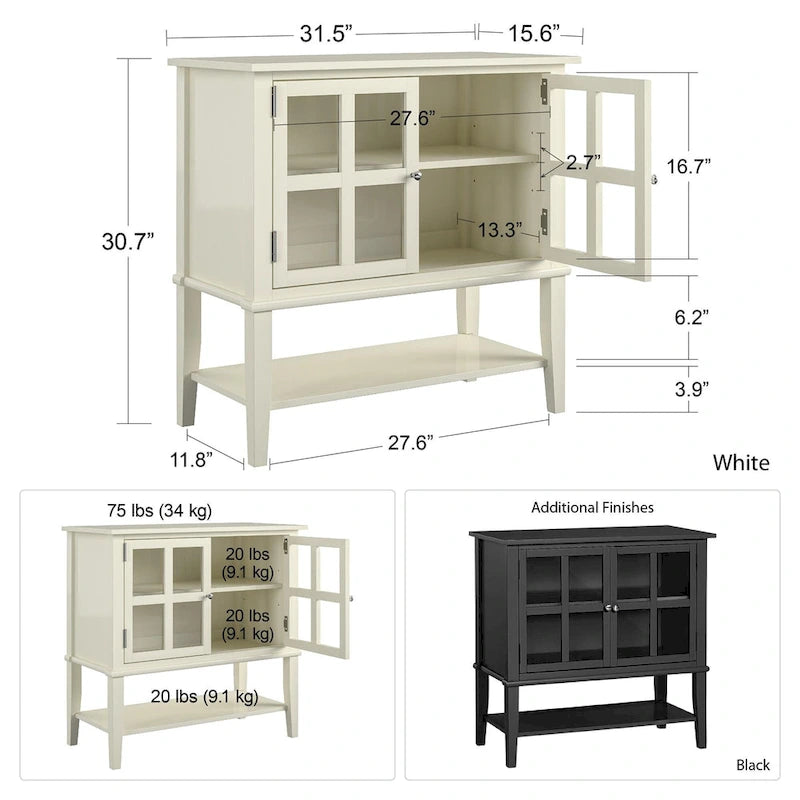 Armoire de rangement 2 portes