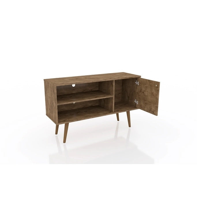 Meuble TV à 2 étagères de style Mid-century