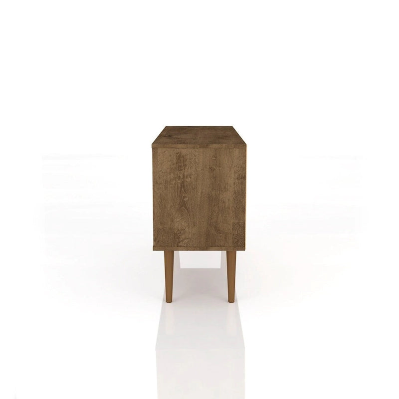 Meuble TV à 2 étagères de style Mid-century