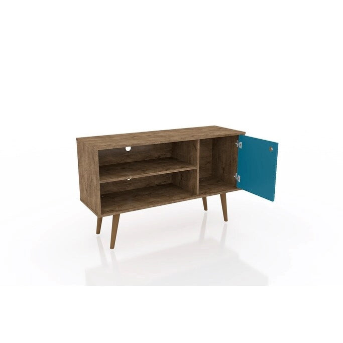 Meuble TV à 2 étagères de style Mid-century