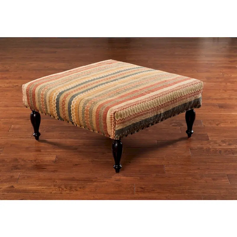 Ottoman de cocktail géométrique