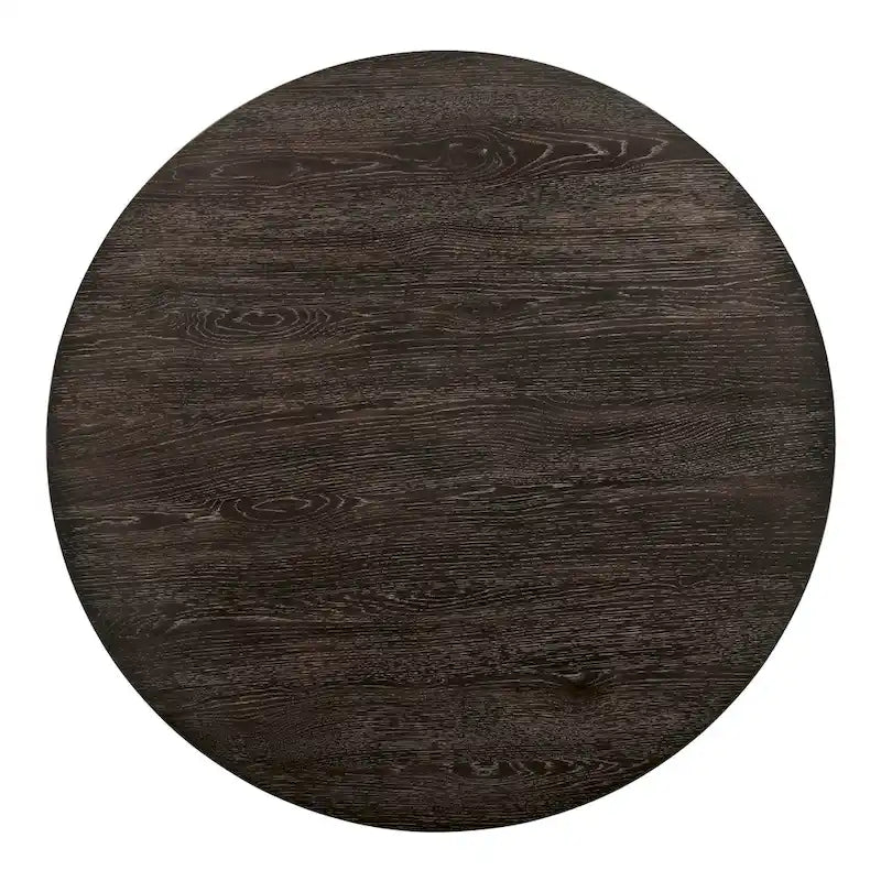 Table de salle à manger en bois blanc cassé de 119 cm