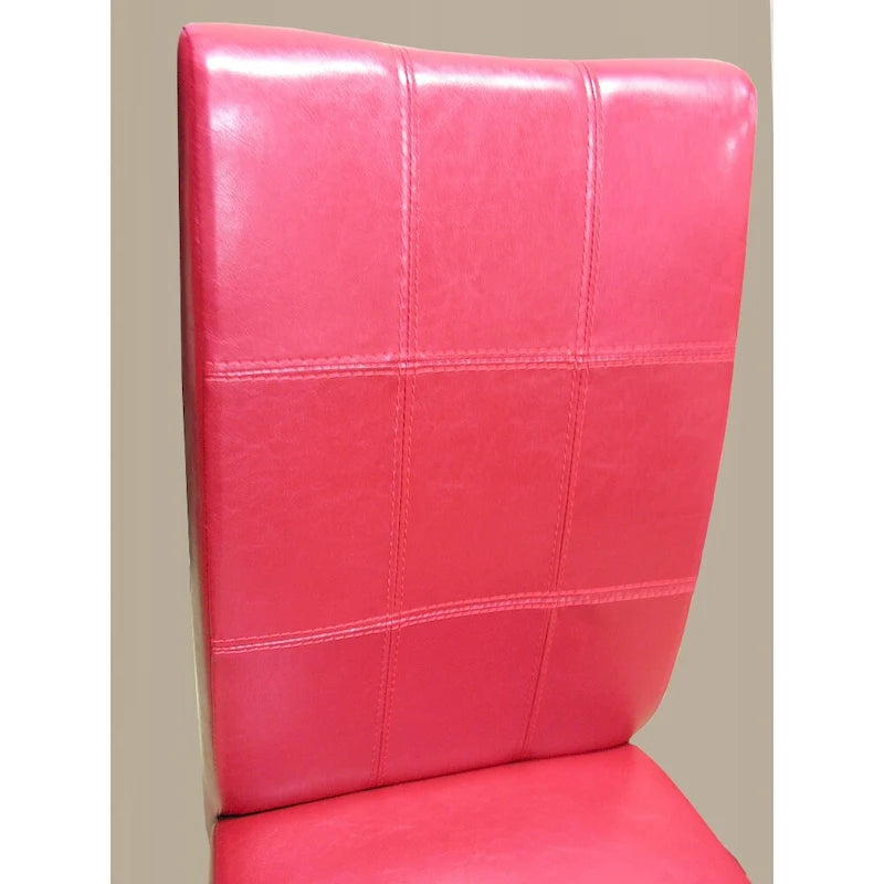 Chaises de salle à manger rouges (lot de 2)