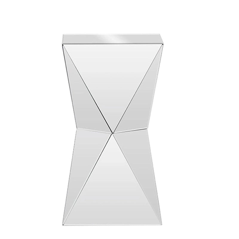 Table d'appoint miroir contemporaine multifacettes