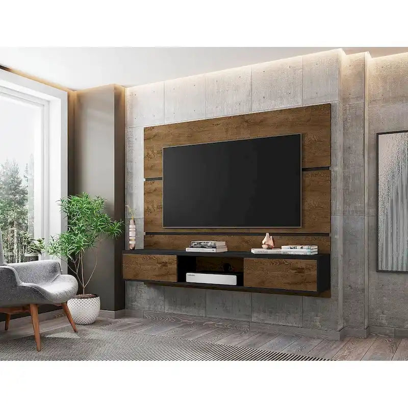 Meuble TV mural flottant de 160 cm pour salon