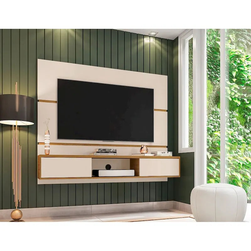 Meuble TV mural flottant de 160 cm pour salon