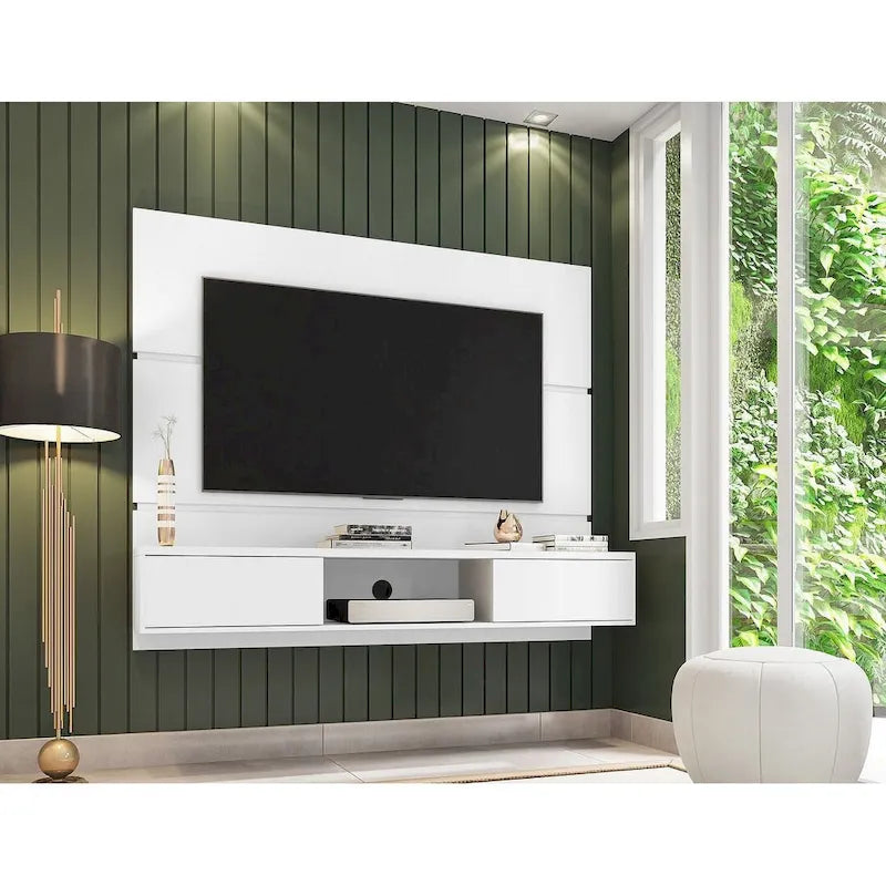 Meuble TV mural flottant de 160 cm pour salon