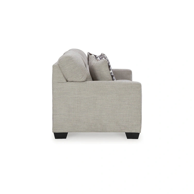 Canapé-lit double beige - 75L x 38P x 37H