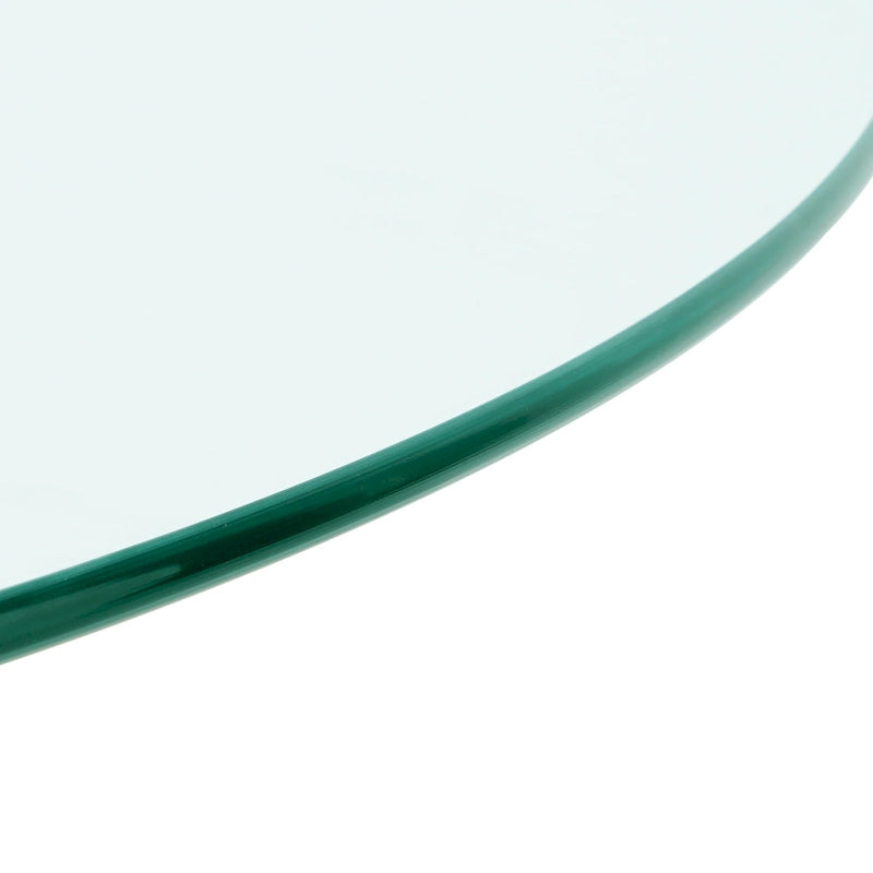 table basse simple, verre trempé de haute qualité, matériau métallique