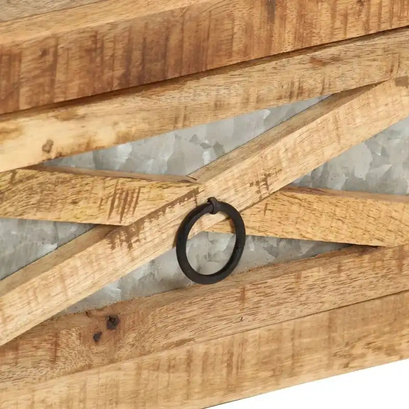 Table basse 43.3x19.7x15 Bois massif Manguier
