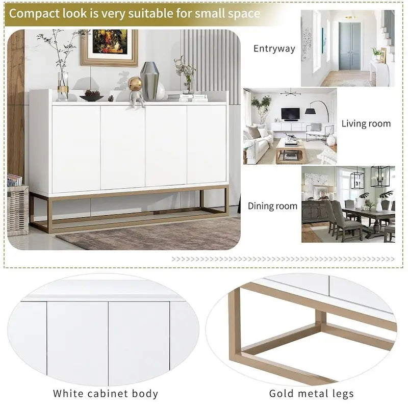 Buffet 4 portes avec table