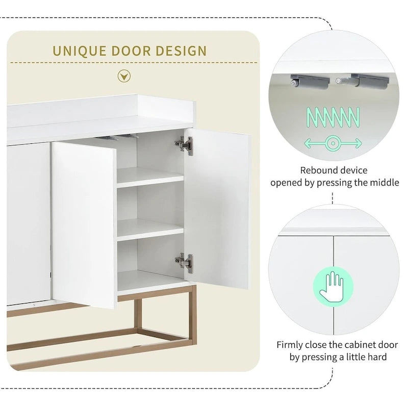 Buffet 4 portes avec table