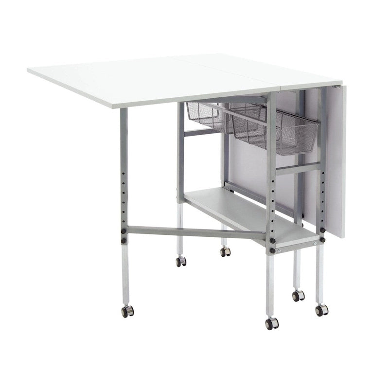 Table de loisirs créatifs à hauteur réglable avec tiroirs