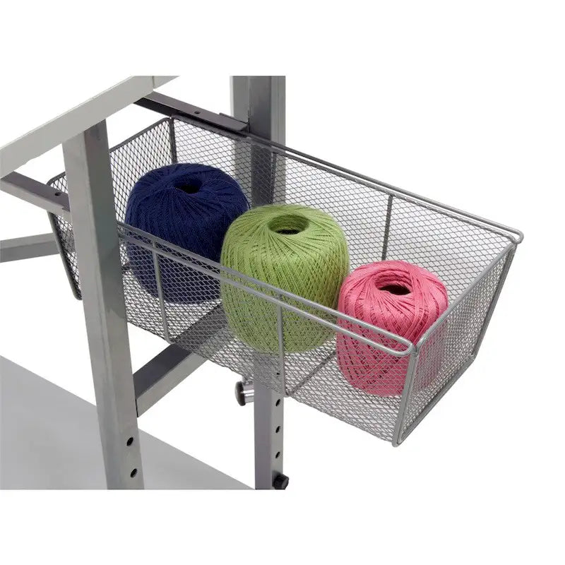 Table de loisirs créatifs à hauteur réglable avec tiroirs