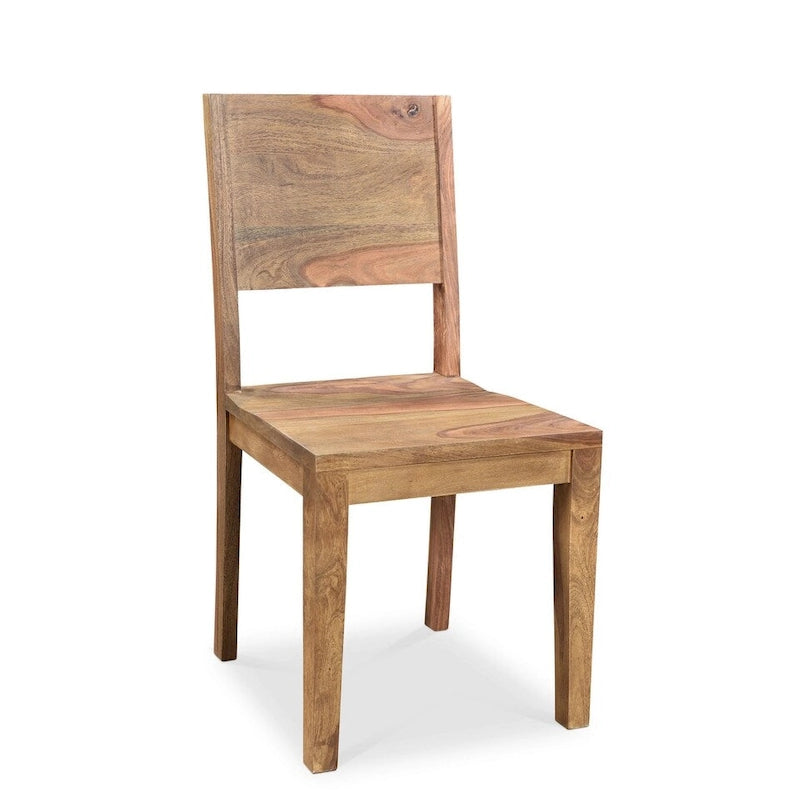 Chaises de salle à manger en bois - lot de 2