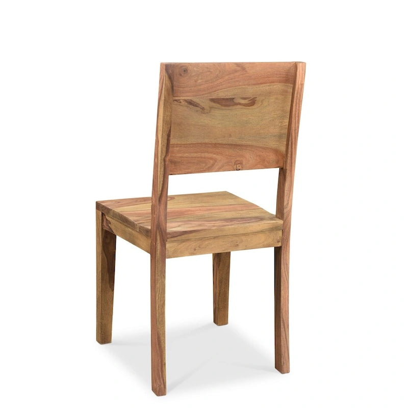 Chaises de salle à manger en bois - lot de 2