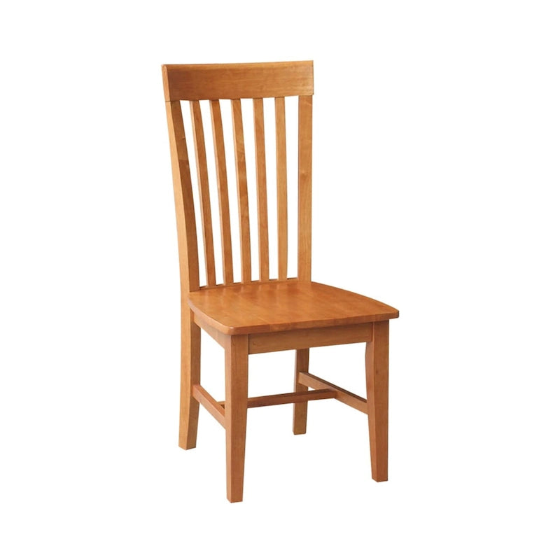 Chaises hautes en bois massif Mission, lot de 2